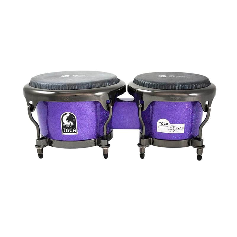 Mint Toca Jimmie Morales Signature Bongo, Purple Sparkle image 1