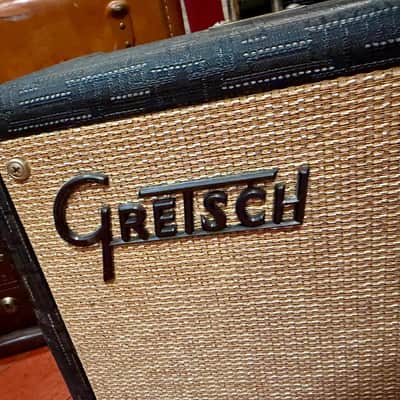 ~1963 Gretsch Combo Amp One Knob Grey Tolex image 3