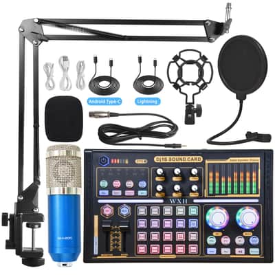 Usb Sound Card Microphone Mixer Multi-Channel Audio Amplifier Audio Filter Full Set Of Sound Card Equipment image 6
