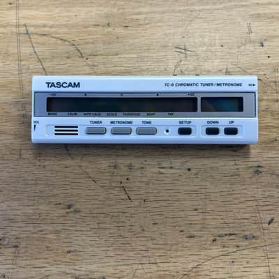 Used Tascam TC-8 Chromatic Tuner Metronome with Manual and Original Box image 2