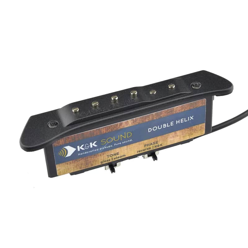 K&K Sound Double Helix Solo Soundhole Acoustic Guitar Pickup image 1