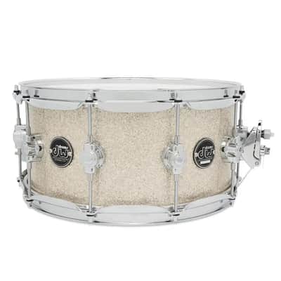 DW Limited Edition Performance Snare Drum 14x6.5 Broken Glass image 1