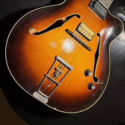 60's HOPF JAZZ GUITAR with 3 PICKUPS image 4