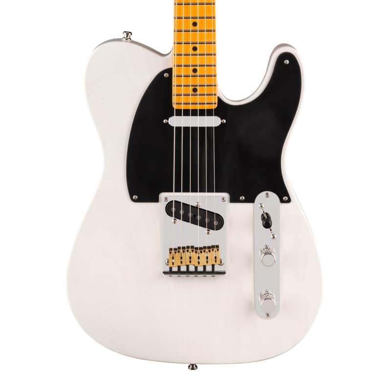 Fender American Ultra Luxe Vintage '50s Telecaster Maple  White Blonde w/case image 1