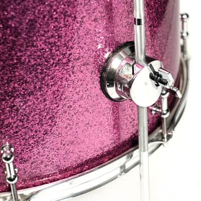 C&C Purple Sparkle Drum Set (14x28 - 10x14 - 16x18) owned By J Mascis image 3