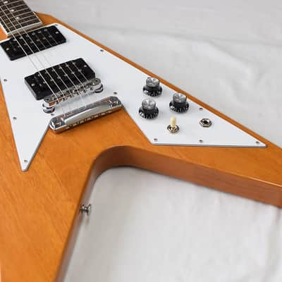 Gibson Flying V 70s Antique Natural image 11