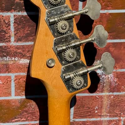 Fender Jazz Bass 1961 - 1 Family owned a 100% untouched 3-knob Slab Neck still sporting its original strings ! image 8