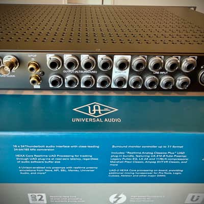 Universal Audio Apollo x8 Gen 1 Thunderbolt Audio Interface – Mint, Original Owner, All Original Packaging image 13
