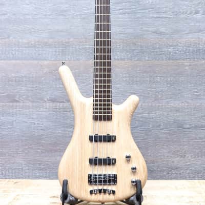 Warwick Pro Series Corvette Standard 5-String Ash Natural Transparent Satin image 2