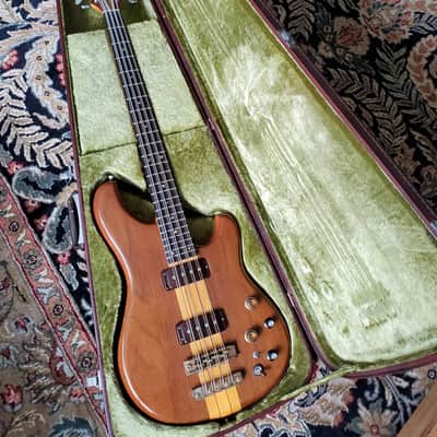 1980 Ibanez MC980 Musician 8 String Neck Thru Active Bass Guitar OHSC image 12