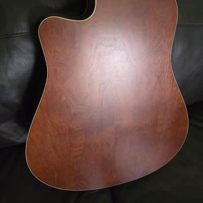 *With Case, Strap and Capo* Seagull Entourage Dreadnought CW QIT 2010s - Autumn Burst image 8