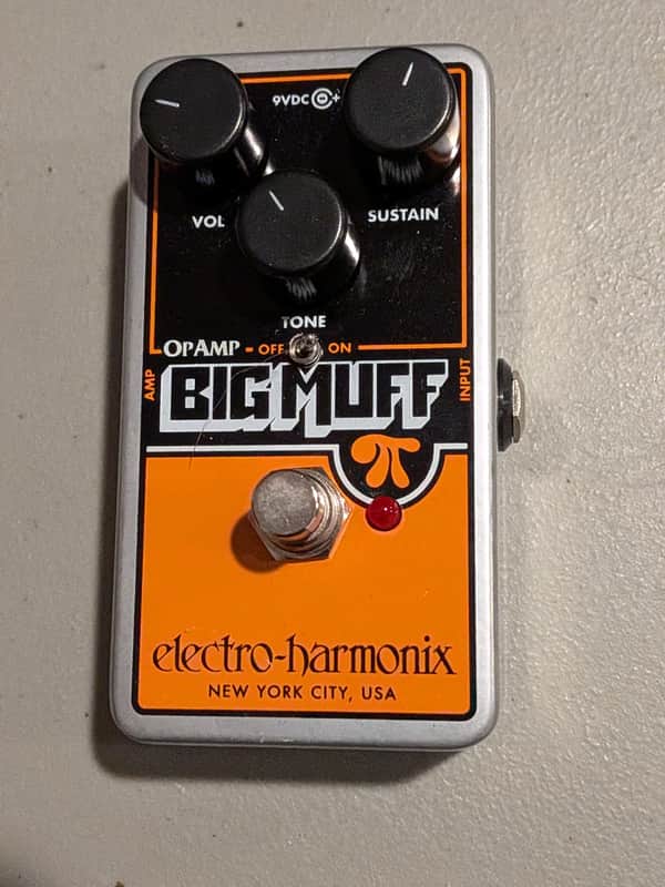 Electro-Harmonix Op Amp Big Muff Pi Reissue 2017 - Present - Black/Orange image 1