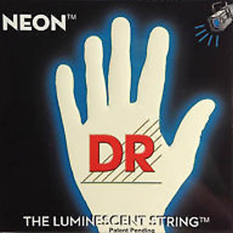 DR DR Neon NWE-9-46 coated electric guitar strings 9-46 White