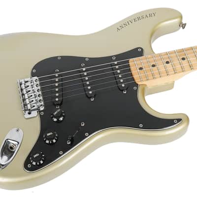 1980 Fender 25th Anniversary Stratocaster Anniversary Silver Metallic image 6