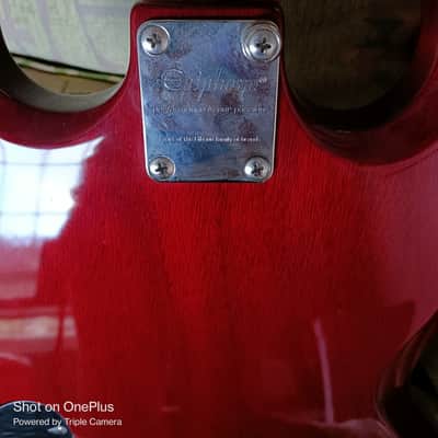 Epiphone EB-0 Cherry image 3