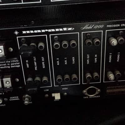 Marantz 1200 71-73 Silver/Black /115b Tuner 74-76 image 5