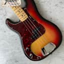 1975 Fender Precision Bass Maple Neck Lefty Left Handed w/ HSC