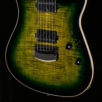 Ernie Ball Music Man Sabre HH Tremolo Gator Burst Flame (305) image 1