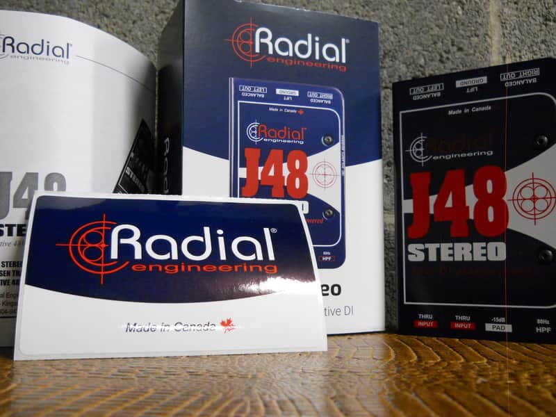 Radial J48 Stereo Active Direct Box - Blue image 1