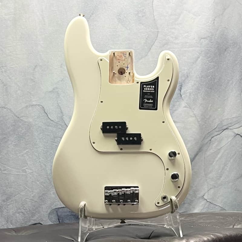 Fender Player Series Loaded Precision Bass Body Polar White image 1