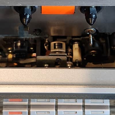 Akai Akai GX-M30 ivintage 2-head, single compact cassette deck 70s  - Metal imitation wood cabinet image 8