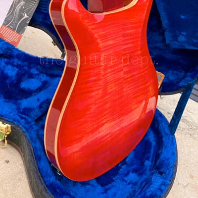 ♚PRISTINE♚2017 PRS McCarty Hollowbody II ♚ PIEZO ♚ BLOOD ORANGE 'AAA' FLAME ♚ 5.7 LBS ♚ +Artist Case ! image 16