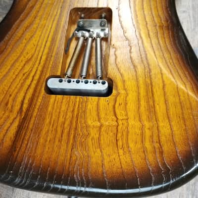 MyDream Partcaster Custom Built - Swamp Ash Tobacco Burst SRV image 12