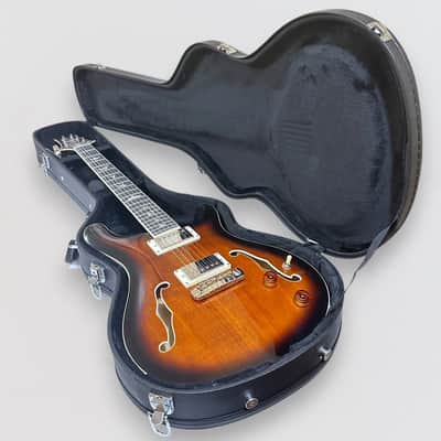 Paul Reed Smith PRS SE Hollowbody II Electric Guitar w/ Case - Black Gold Burst image 11