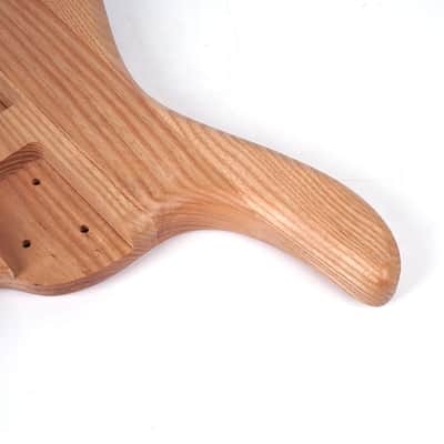 Ash Bass Body - Warwick Style Replacement Body with HH Pickup Routes image 5