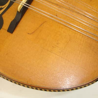Vintage 1900's HA Weymann & Son Keystone State Melon Body Mandolin w/ Case image 10