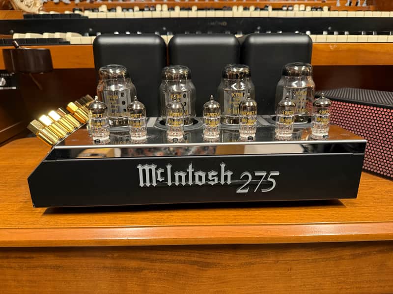 McIntosh MC275 MK VI 75-Watt Stereo Tube Power Amplifier 1961 - 1971 - Silver image 1
