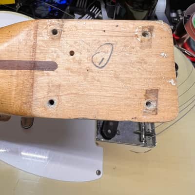 1956 Fender Telecaster - Amazing Whiteguard! image 21