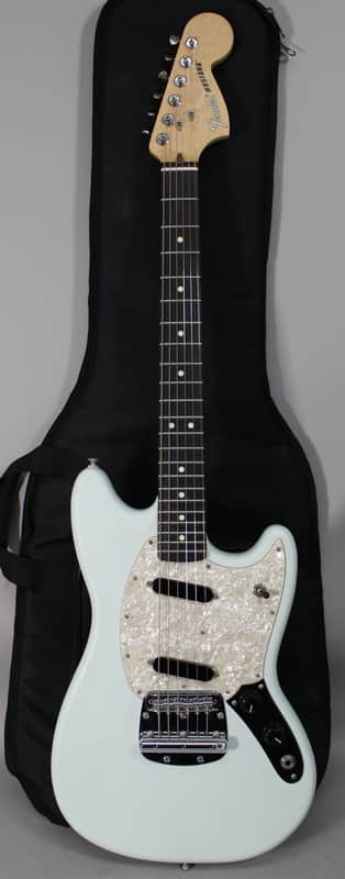 2022 Fender American Performer Mustang Sonic Blue w/ Gigbag image 1