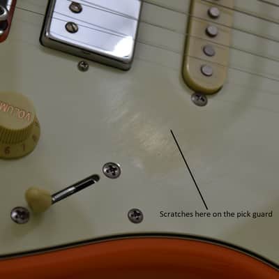 Schecter Nick Johnston Traditional HSS Guitar Atomic Orange B Stock 0890 image 9