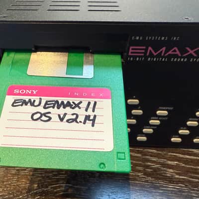E-MU Systems EMAX II model 2213 16 Bit Digital Sound System 1989 - Black image 8