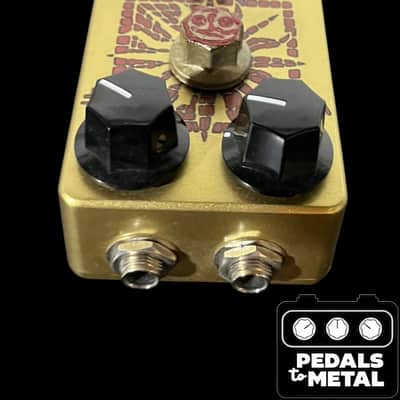 Analogman Sun Face RCA Germanium Fuzz with Sun Dial Knob SD 2018 - Gold X16797 image 6
