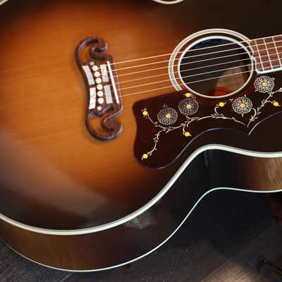 2016 Gibson Custom Shop SJ-200 Vintage Series Torrified Adirondack Jumbo Acoustic Guitar Sunburst + OHSC image 6