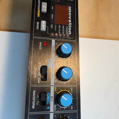 Novation Bass Station Rack Monophonic Synthesizer 1994 - Black Analog Synth MIDI CV Converter image 3