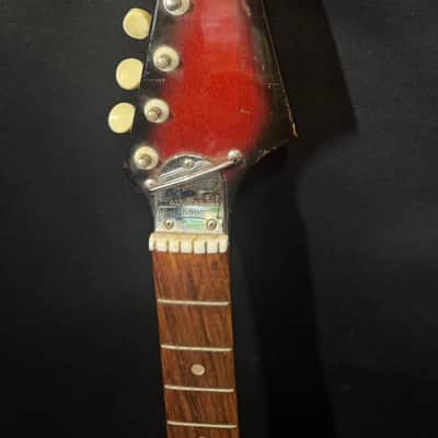 Fujigen Gakki EJ-1 Project - Original Parts - Straight Neck - Mosrite Style Bridge - Solid Body - 1963 image 7