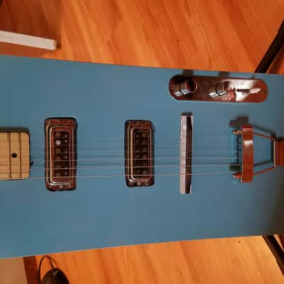 Home Made Bo Diddley  2016 Blue, White image 2