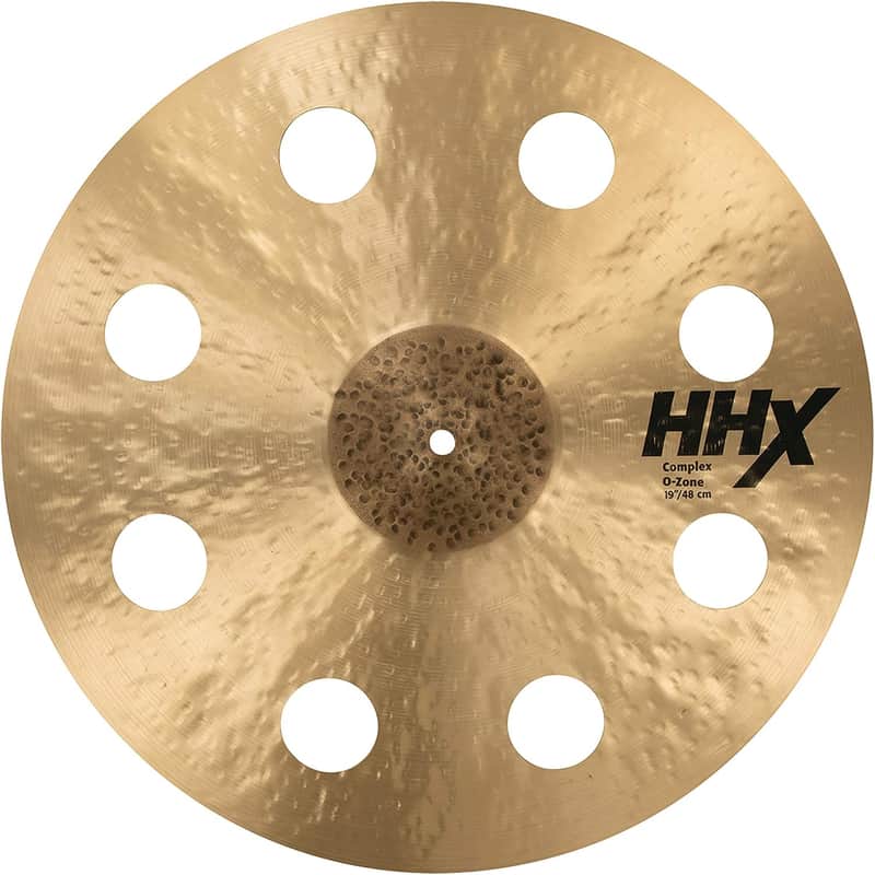 Sabian HHX 19 Inch Complex O-Zone Crash Cymbal l B20 Bronze Alloy l 80% Copper - 20% Tin l Made in Canada l Model 11900XCN image 1