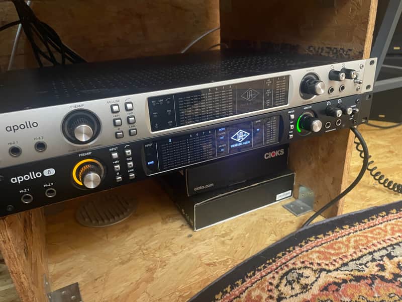 Universal Audio Apollo 8 QUAD Thunderbolt 2 Audio Interface 2010s - Black image 1