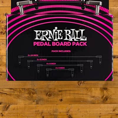 Ernie Ball Flat Ribbon Patch Cables Pedalboard Multi-Pack - Black image 2