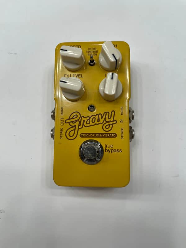 TC Electronic Gravy Tri Chorus & Vibrato Stereo Rare Guitar Effect Pedal image 1