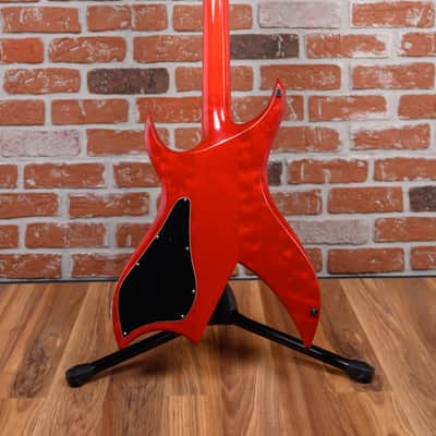B.C. Rich Bich Six Transparent Red 1984 w/Hard Shell Case image 7