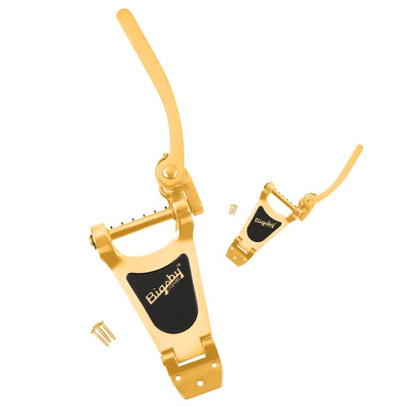 Bigsby® Licensed B30 Vibrato Tailpiece with Tremolo Arm, Gold -NEW image 1