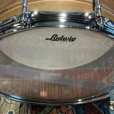 Ludwig LC661T 14x5 Raw Copperphonic Snare Drum with Tube Lugs image 5