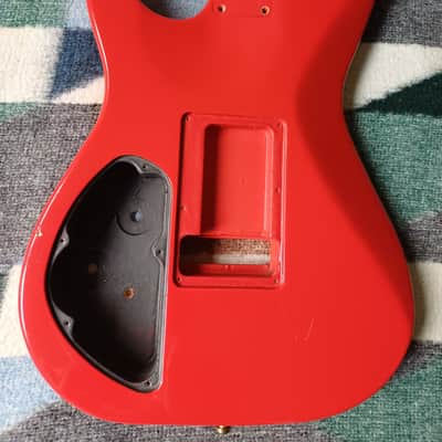 Guitar body 80s (Charvel?) Red image 2