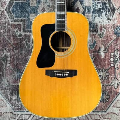 1975 Guild D55 LH Vintage Left Handed Westerly RI Natural Acoustic Guitar! image 7