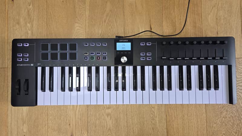 Arturia KeyLab Essential 49 MkIII MIDI Controller 2023 - Present - Black image 1